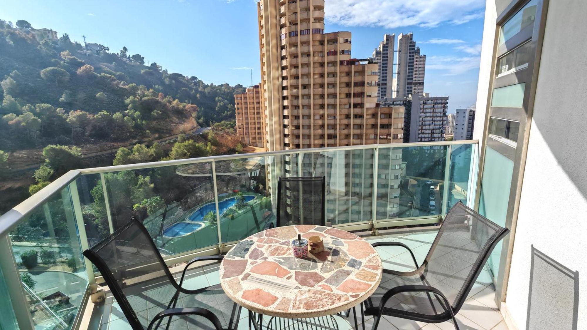 Skyline 5 Apartment With Private Balcony And Nice Views Benidorm Exterior foto